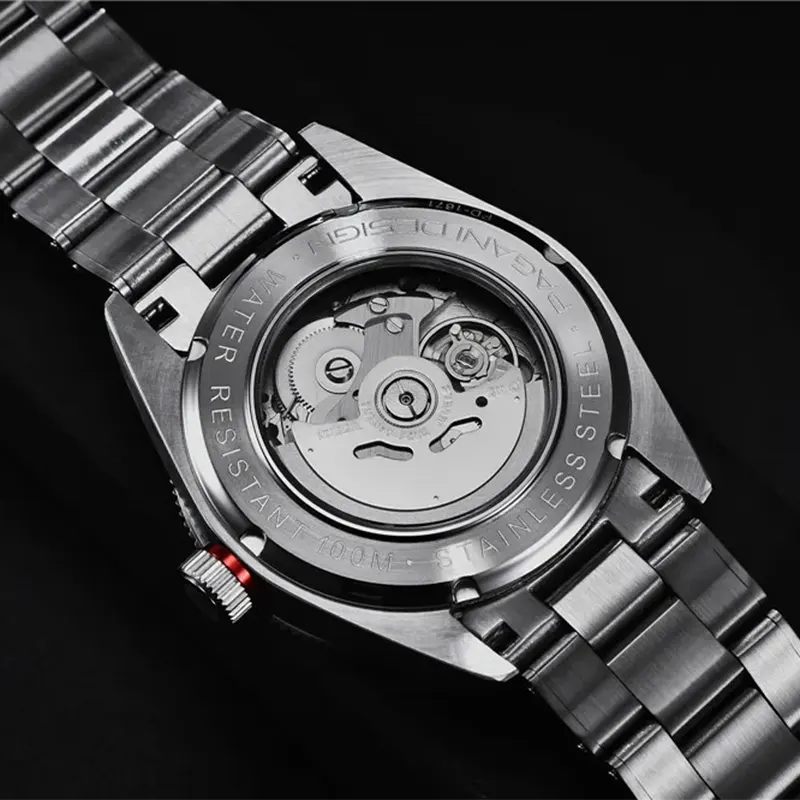 Pagani Design Black Bay Black Dial Silver-tone Men's Watch | PD-1671